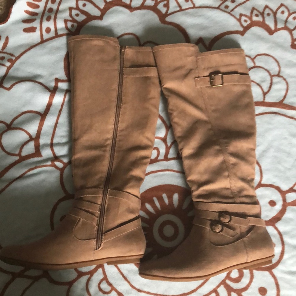 Just fab tall tan boots